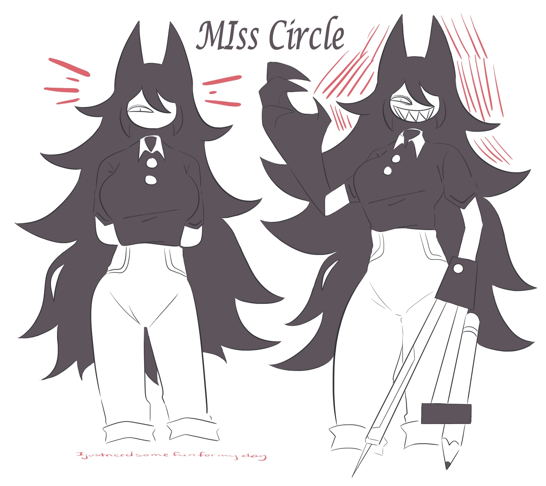 Miss Circle by ijustneedfunformyday on DeviantArt