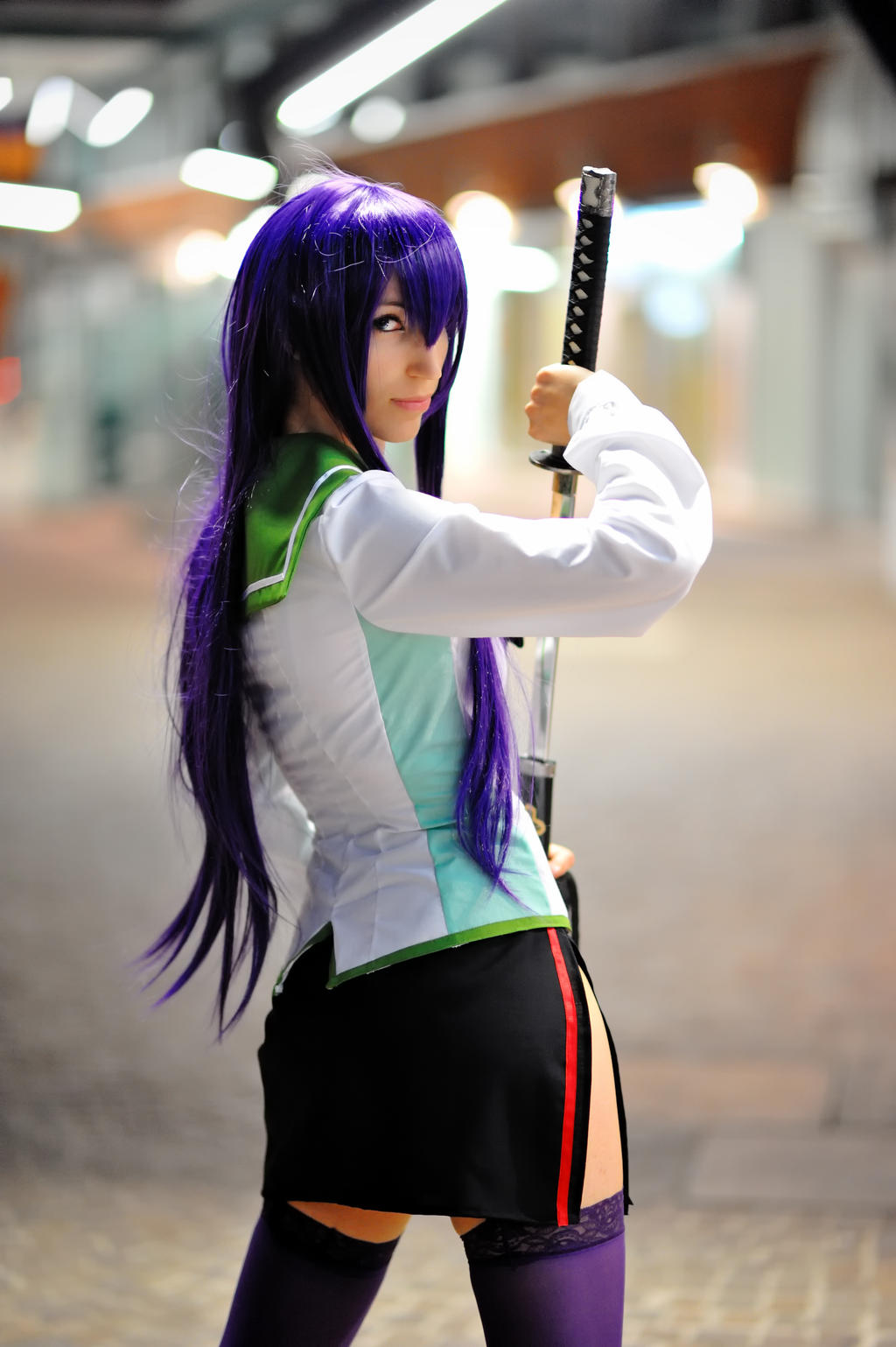 Saeko Busujima cosplay