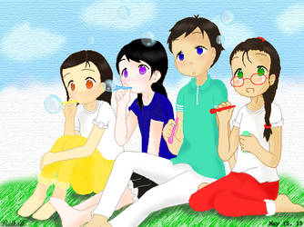 Bubbles with friends~