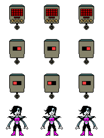 $Mettaton Set B RPG Maker MV by MarioLuigi34 on DeviantArt