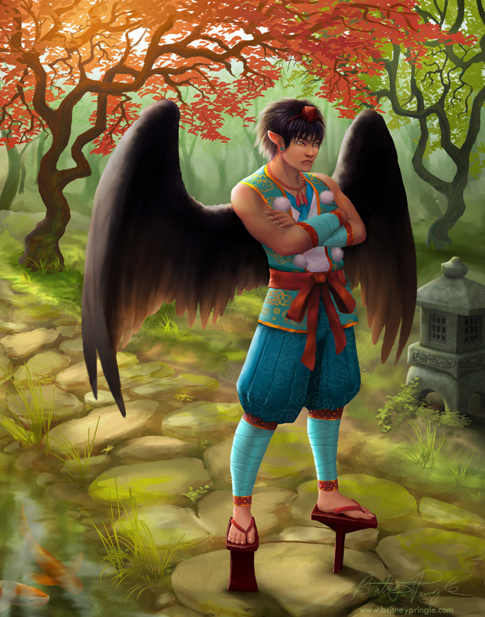 Tamotsu the Tengu by BritneyPringle on DeviantArt