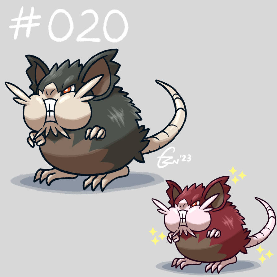 #020 - Alolan Raticate by CurtZeNinja on DeviantArt