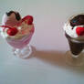 Cute deco miniature sundae cups