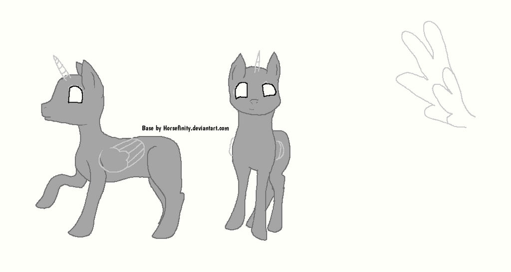 Free to Use- MLP Reference Sheet Base by Horsefinity on DeviantArt