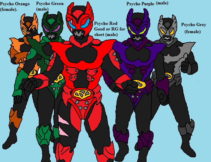 My Psycho Rangers Ocs group