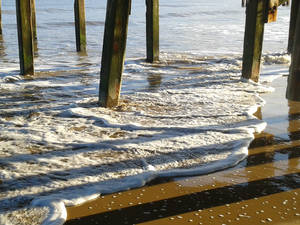 Under the pier 4.