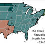 The Three Sister Republics of North America -1945-