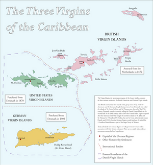 The Three Virgins of the Caribbean