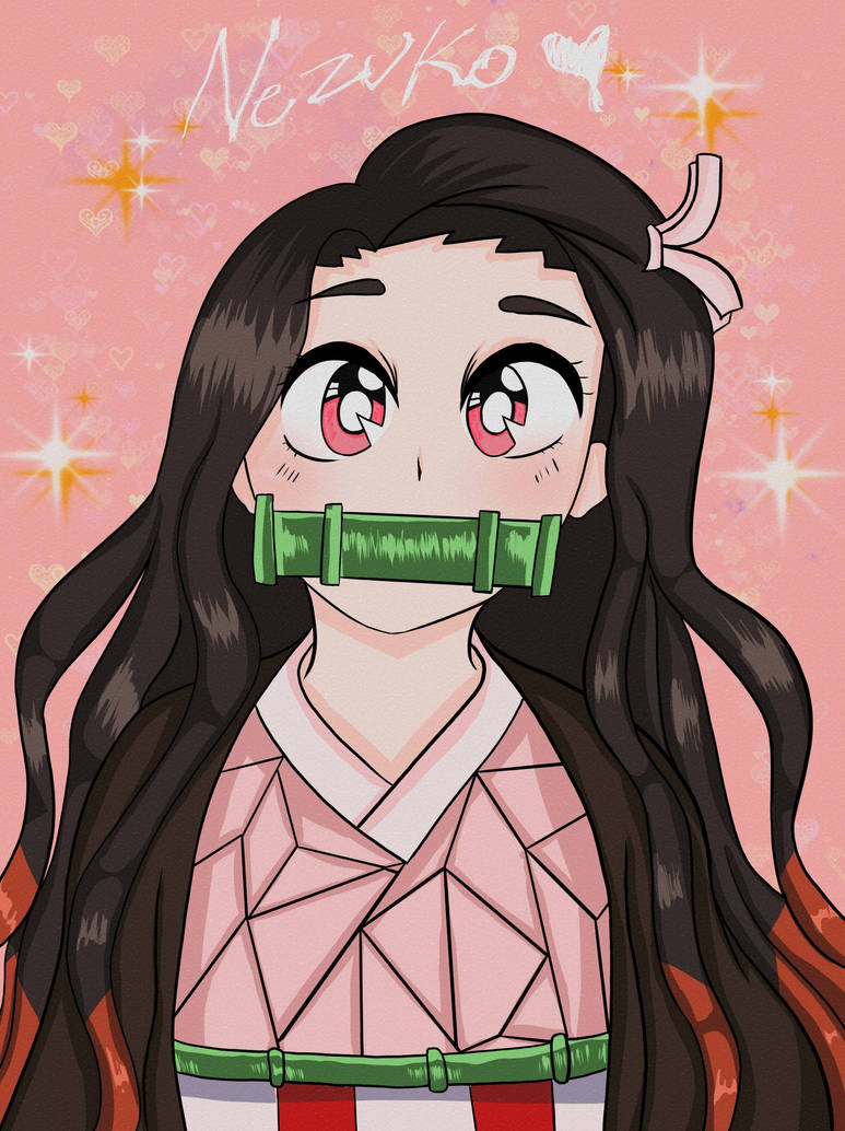 nezuko anime 90s by pinkieshyyey on DeviantArt