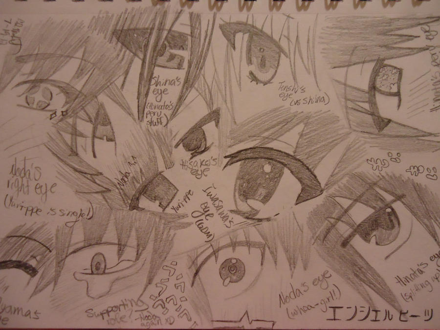 Angel Beats! Eye Collage