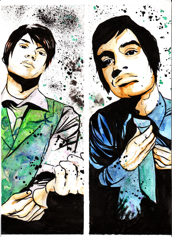 Pat'd Ryden Draw PATD Bden Urie and Ryan Ross by bunnyluz on DeviantArt