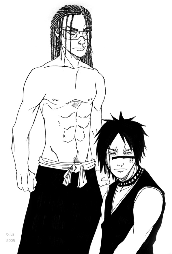 bleach - kaname and hisagi