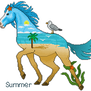 Summer Horse Pixel