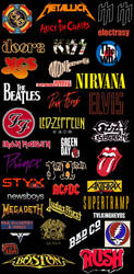 Classic Rock Revolution Logos Stocking Stride by EspioArtwork