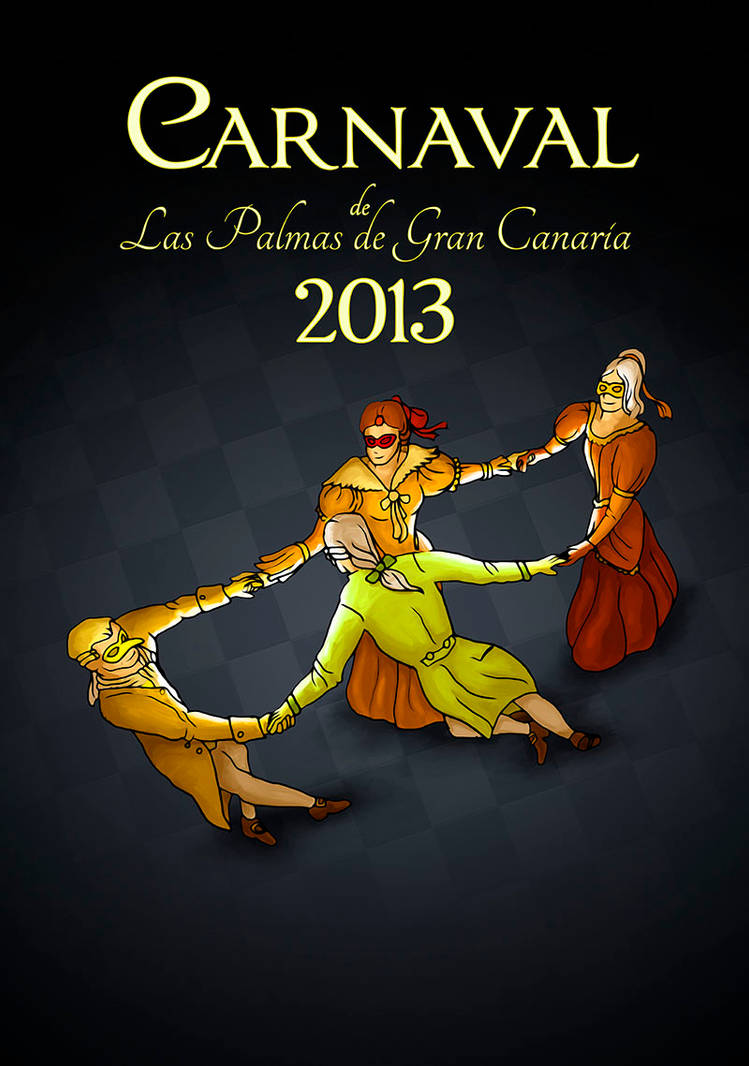 Carnival of Las Palmas poster contest submit by yeraymuaddib