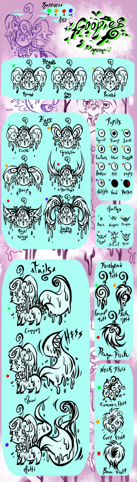 Goopies Design Sheet by Ghoulskii on DeviantArt