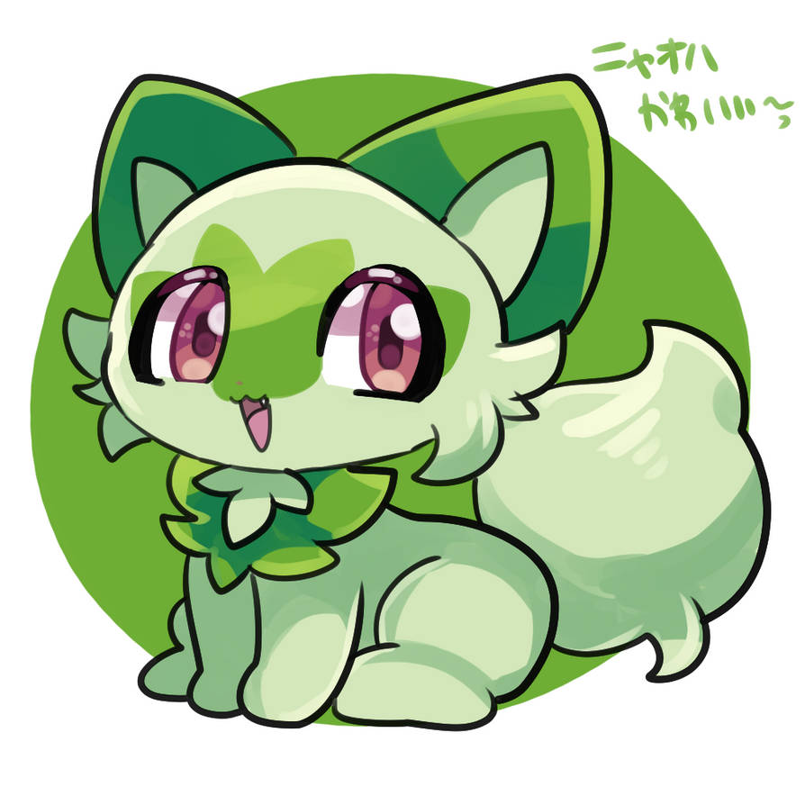 FANART pokemon Sprigatito 2022 2 27 by murasakigezigezi on DeviantArt