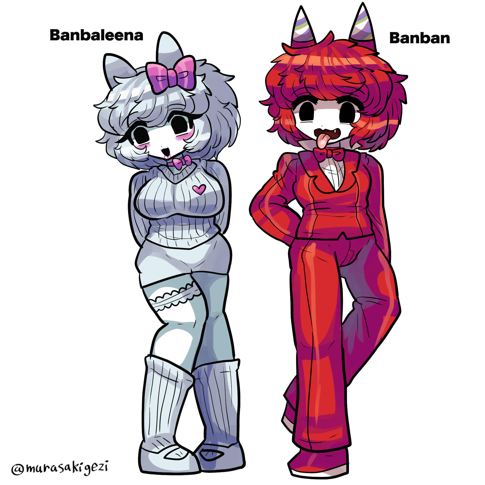 Banban x Banbaleena - garten of banban by kittycatczafhaye on