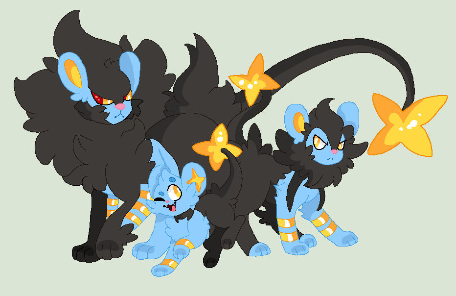 Shinx Evolution By MsCreepyPlagueDoctor On DeviantArt