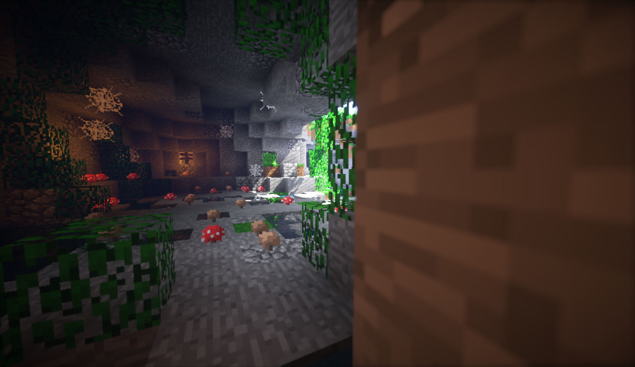 Minecraft Cave Wallpaper with Shader by Tanoshi3D on DeviantArt