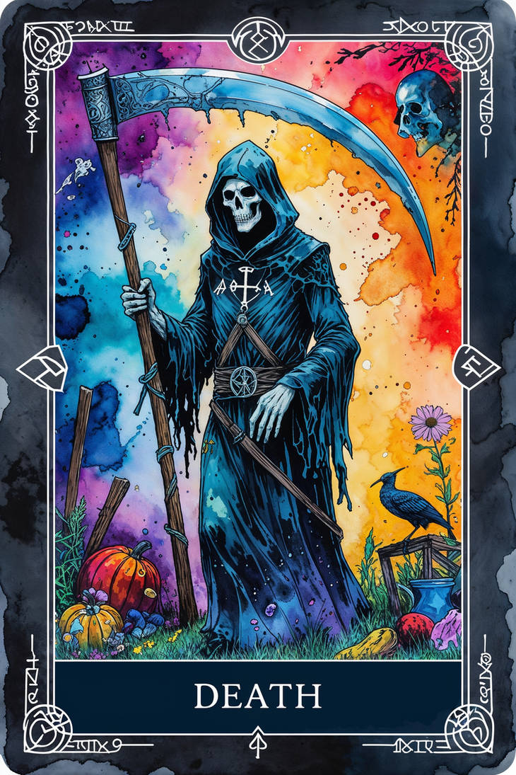 Death card style 2 by HexCraftCreations on DeviantArt