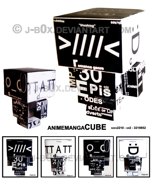 AnimeManga text Cube