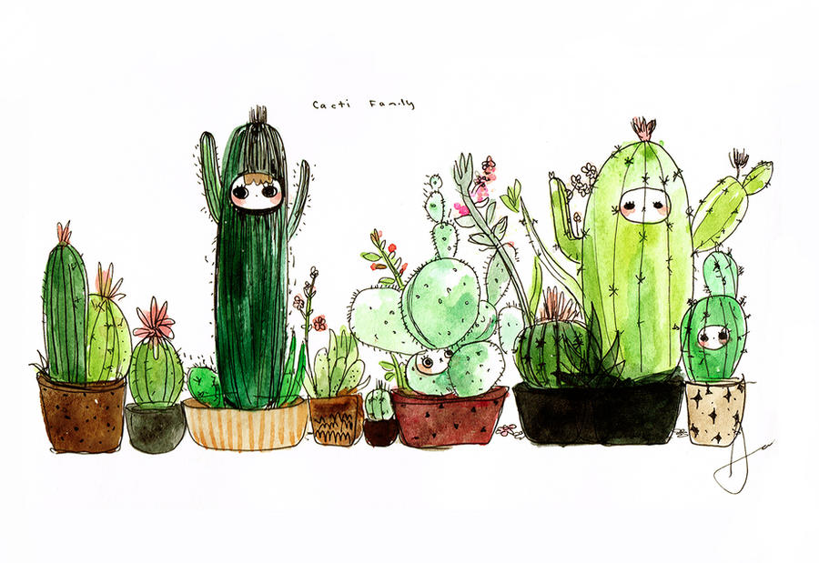 The Cacti Family by jb0xtchi