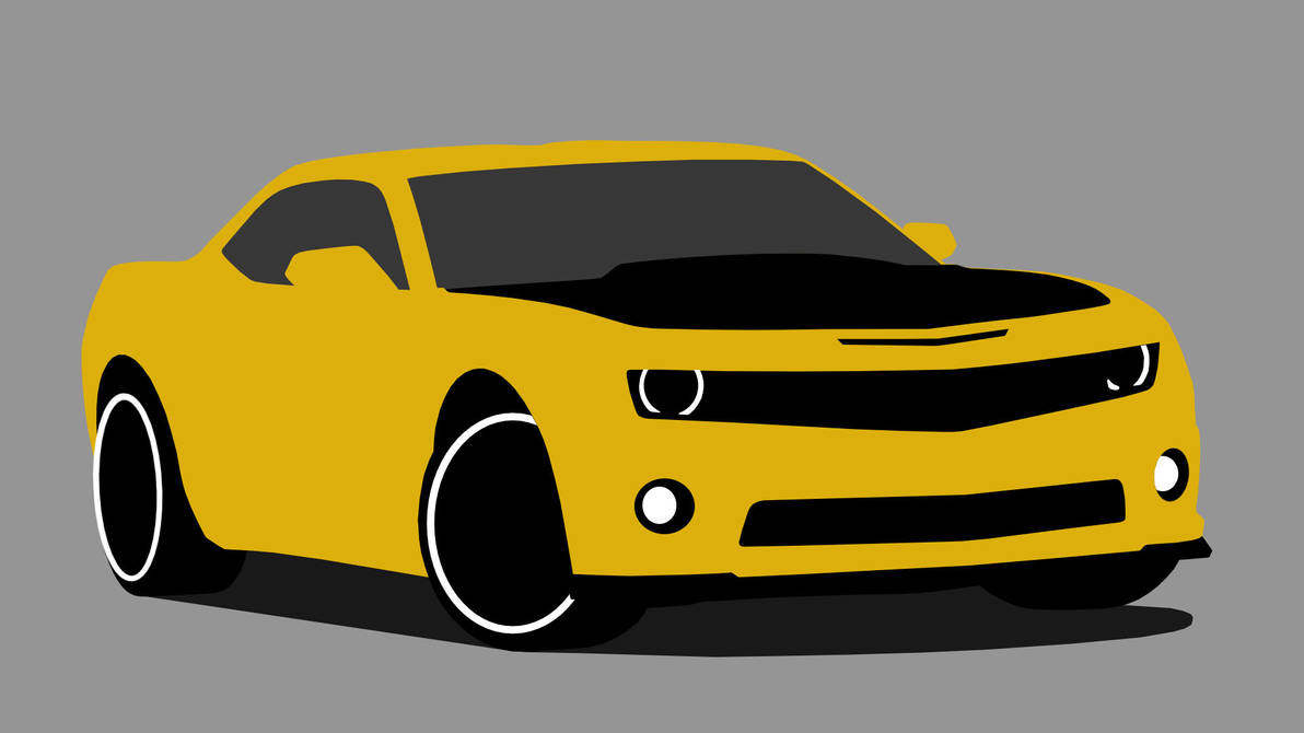 Minimalist Camaro Wallpaper by DzakyGaming on DeviantArt