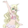 Mavis Vermillion in swimsuit