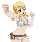 Lucy in swimsuit