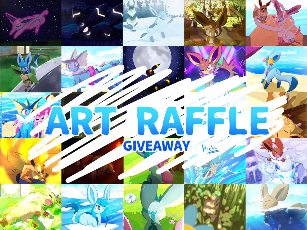 Shiny Raffle ART RAFFLE GIVEAWAY by HielaDArt on DeviantArt