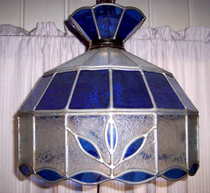 Stained Glass Hanging Lamp