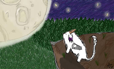 Niji Howling At The Moon