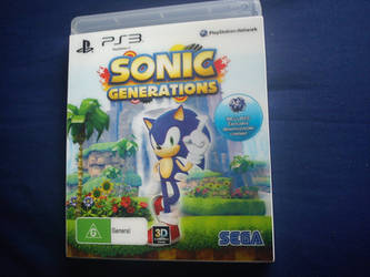 Sonic Generations PS3 Hologram modern Sonic