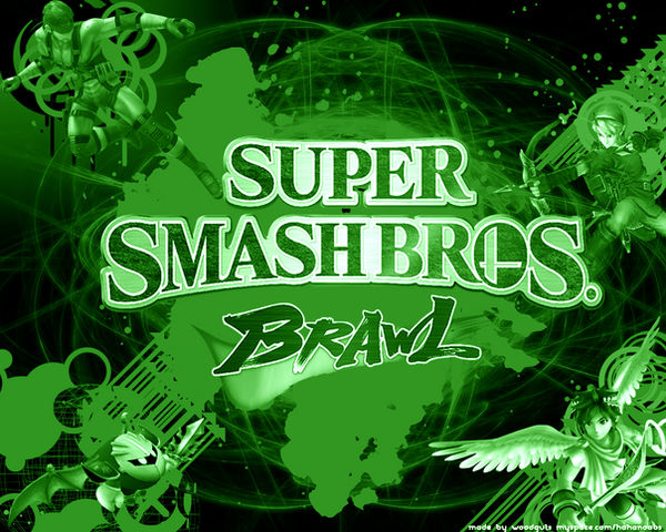 Ssb Background Color SSBB Wallpaper Green by woodguts on DeviantArt