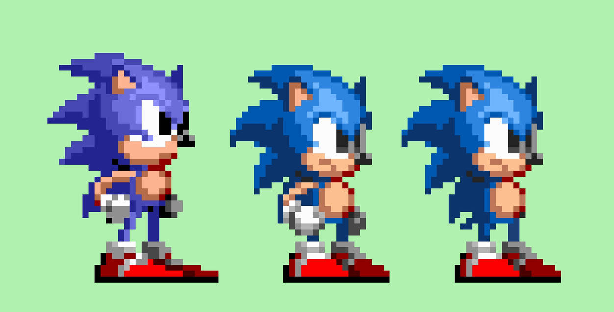 S1 Styled Classic Sonic by sabry949 on DeviantArt