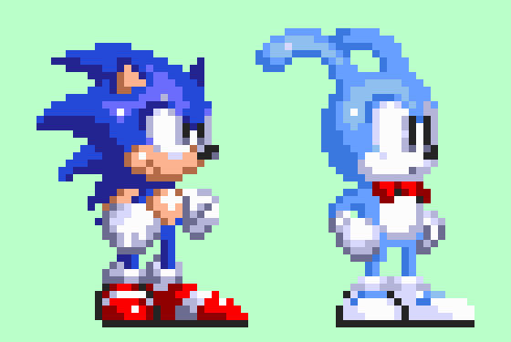 Sonic 3 Styled Feel the Rabbit by sabry949 on DeviantArt