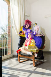 No Game No Life - Izuna + Sora + Shiro