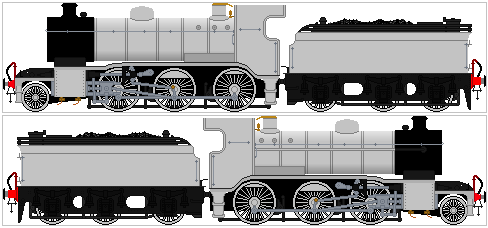 Enginebase Sprite Lner GNR H2, LNER K1, Sprite Sheet by tsDra90n on DeviantArt