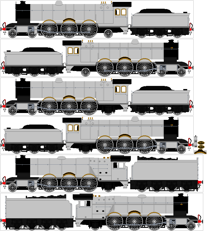 LNER Raven A2, Sprite Sheet by tsDra90n on DeviantArt