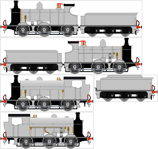 Sec R Class Drawing SECR C and S Classes, Sprite Sheet by tsDra90n on DeviantArt