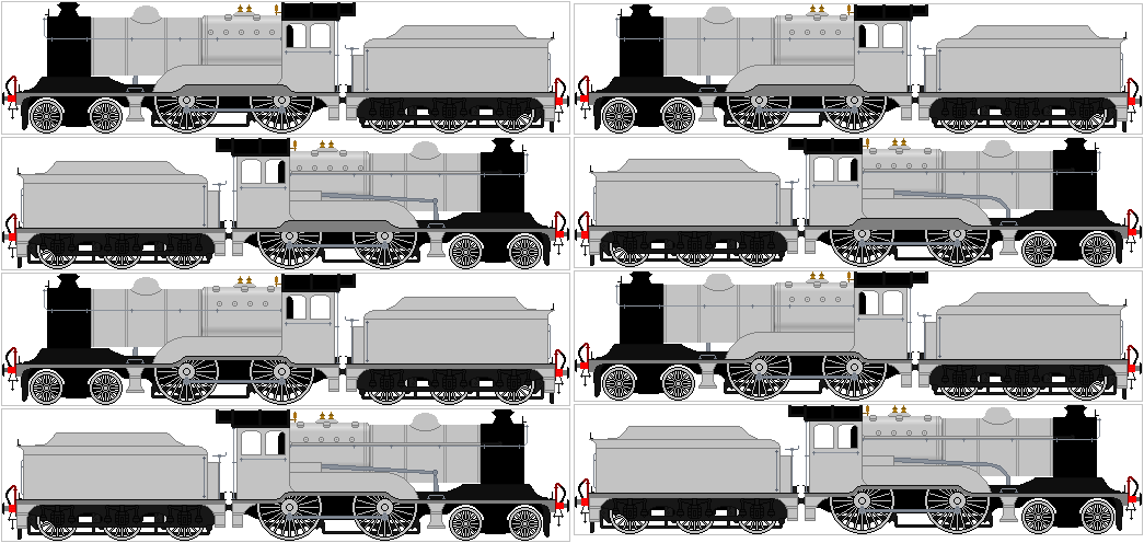 Enginebase Sprite Lner GCR 11F, LNER D11, Sprite Sheet by tsDra90n on DeviantArt