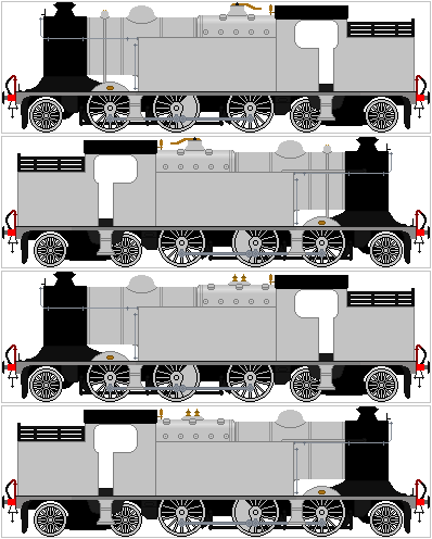 Enginebase Sprite Lner GCR 1B, LNER L3, Sprite Sheet by tsDra90n on DeviantArt