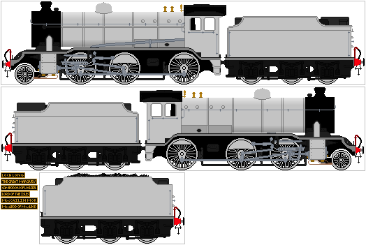 Enginebase Sprite Lner LNER K4, Sprite Sheet by tsDra90n on DeviantArt