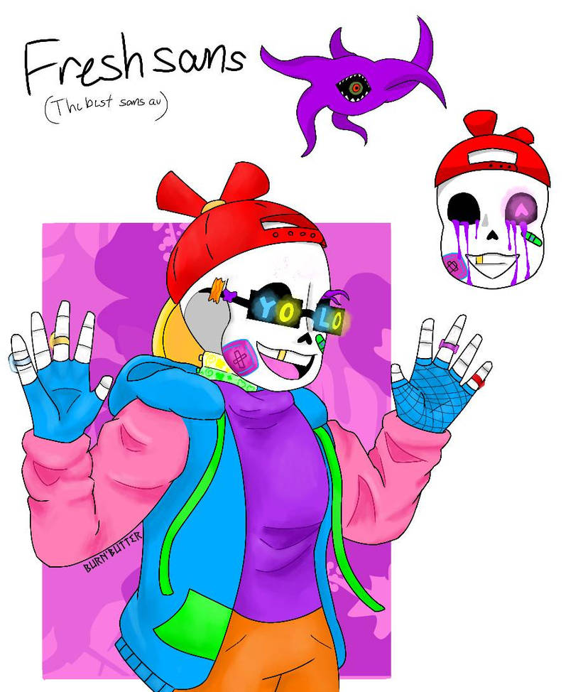 Fresh sans by BurnButter on DeviantArt