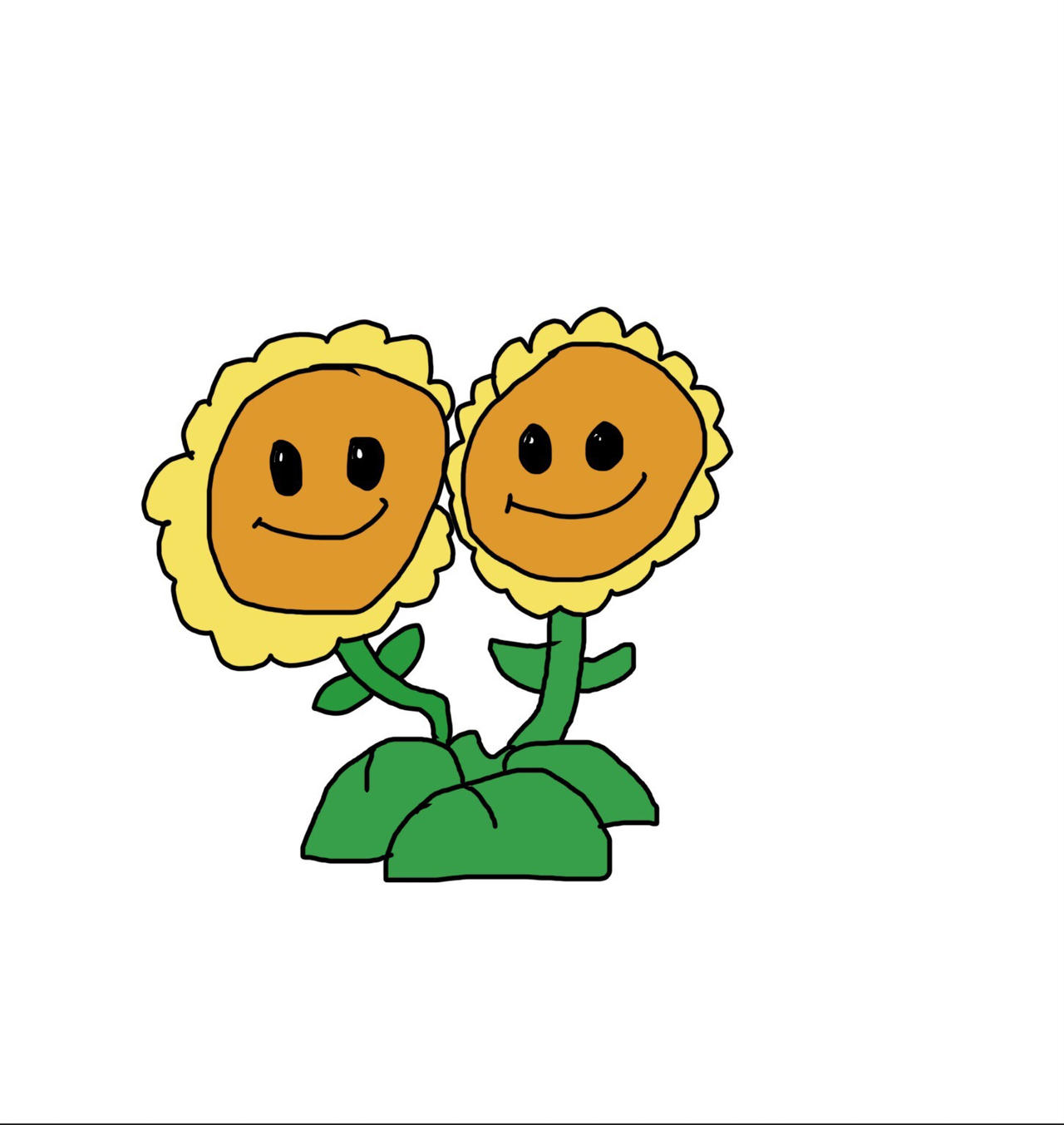 Plants vs Zombies 2 Twin Sunflower by illustation16 on DeviantArt