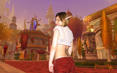 Becky as a Bloodelf by Dinoforce