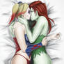 When Mr. J is away, Harley and Ivy start to play