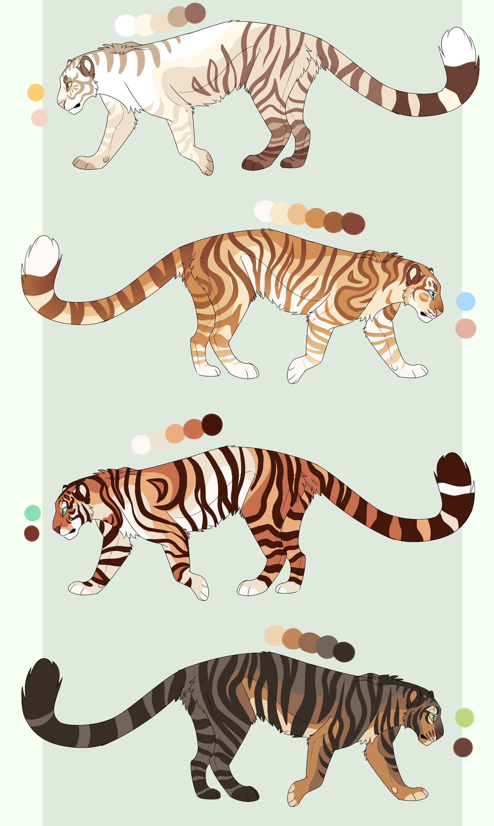 Tiger Adopts - CLOSED by Lunet12 on DeviantArt