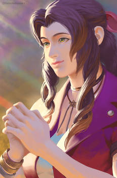 Aerith fanart - ig @italomateusart